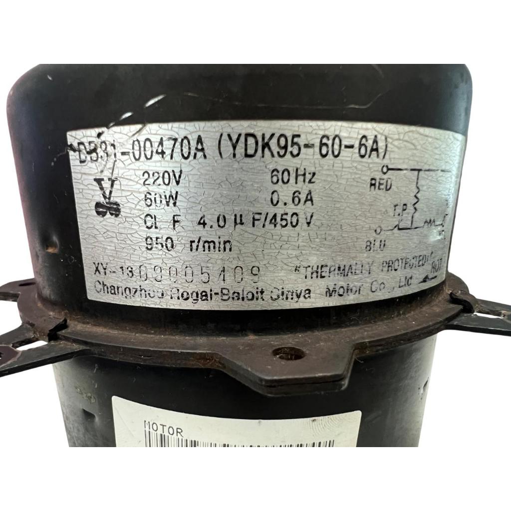 Motor Ventilador da Condensadora Samsung AS24UWBUXAZ, AQ24UWBUXAZ DB31-00470A (YDK95-60-6A