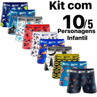 Kit Cuecas Infantil Forradas em Algodão em Oferta na Shopee