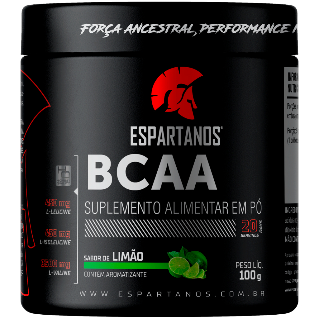 Suplemento Bcaa 3:1:1  - Espartanos Nutrition em Oferta na Shopee