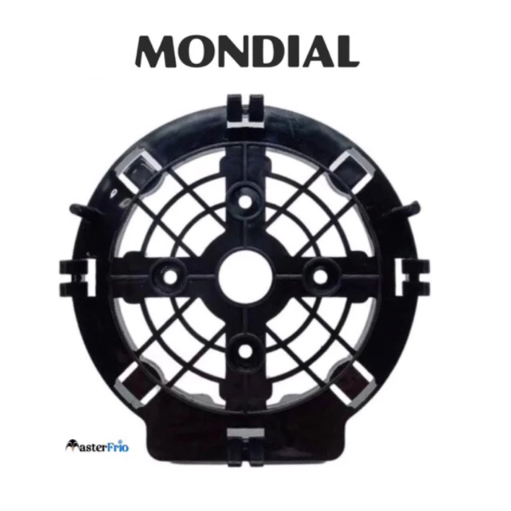 Placa Traseira Da Grade Para Ventilador 30cm E 40cm Mondial Preto