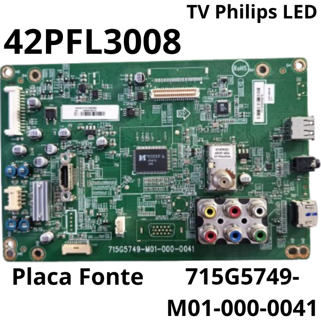 3223 Placa Principal para tv Philips LED Modelo: 42PFL3008