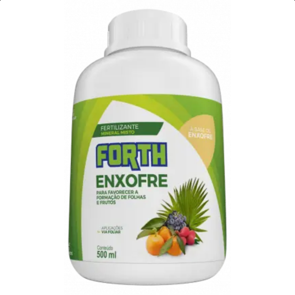 Adubo Fertilizante Forth Enxofre 500ml Concentrado Crescimento Manutenção