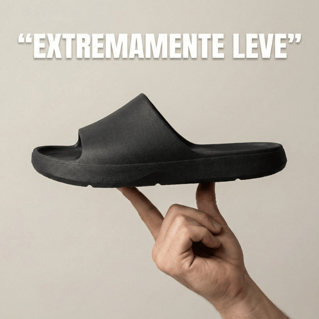 Chinelo Slide Masculino Ultra Leve Confortável Alta Qualidade Antiderrapante em Oferta na Shopee