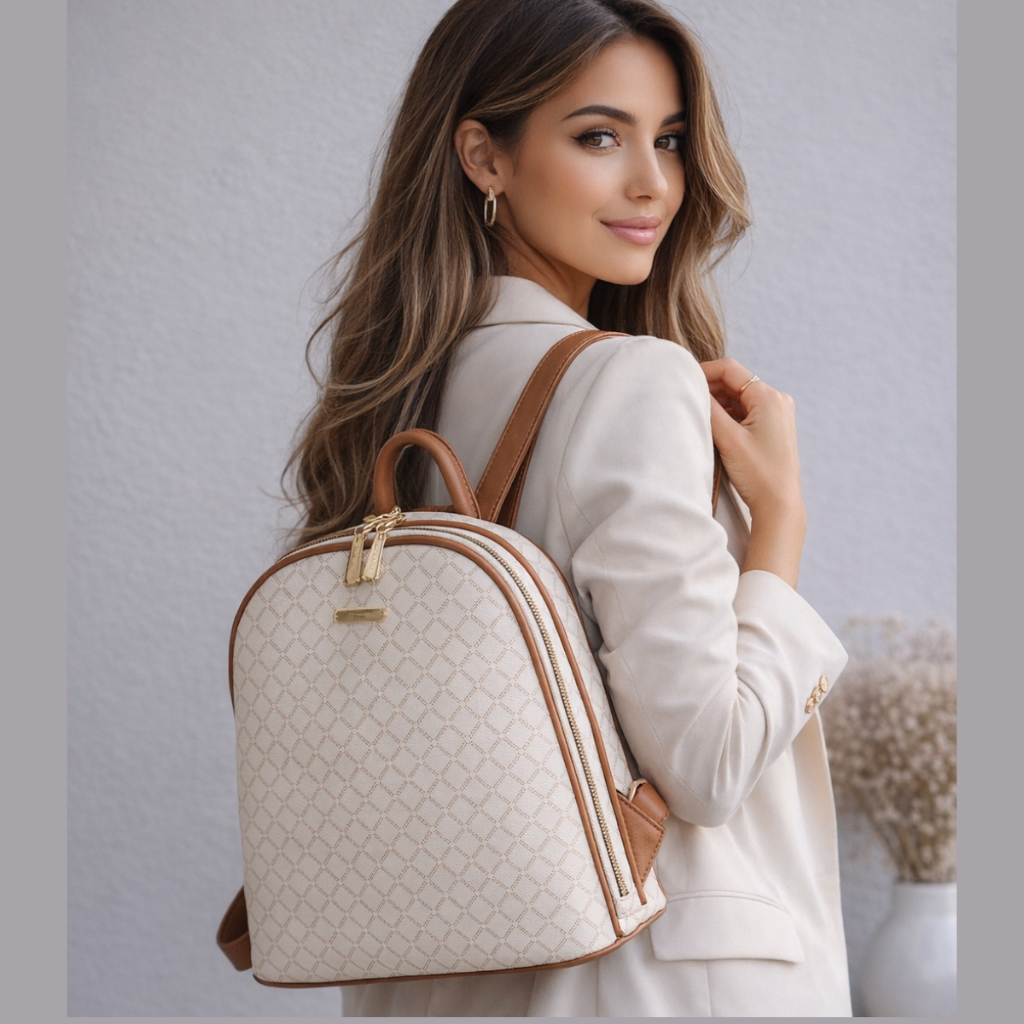 Mochila Feminina 2 Divisórias 2 Em 1 Confortável Resistente