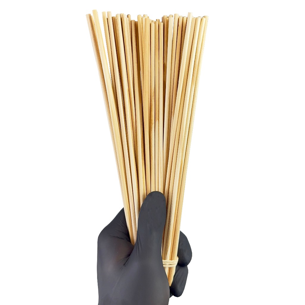 Varetas De Madeira Para Aromatizador 25cm - Pacote Com 100 Unidades