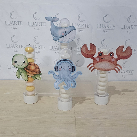 Apliques para Tubetes Fundo do Mar | Lembrancinhas Festa Infantil em Oferta na Shopee
