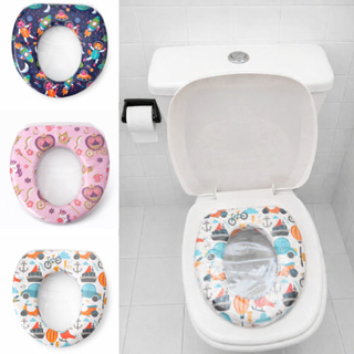 Assento Sanitário Redutor Infantil Almofadado Macio Várias Estampas Antiderrapante em Oferta na Shopee