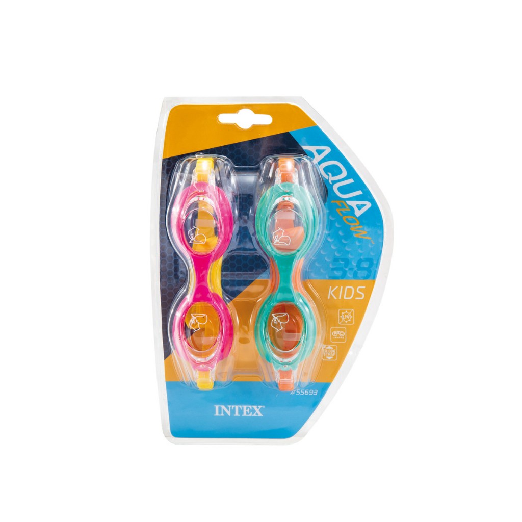 Óculos De Natação Kids C/2 - Intex 55693