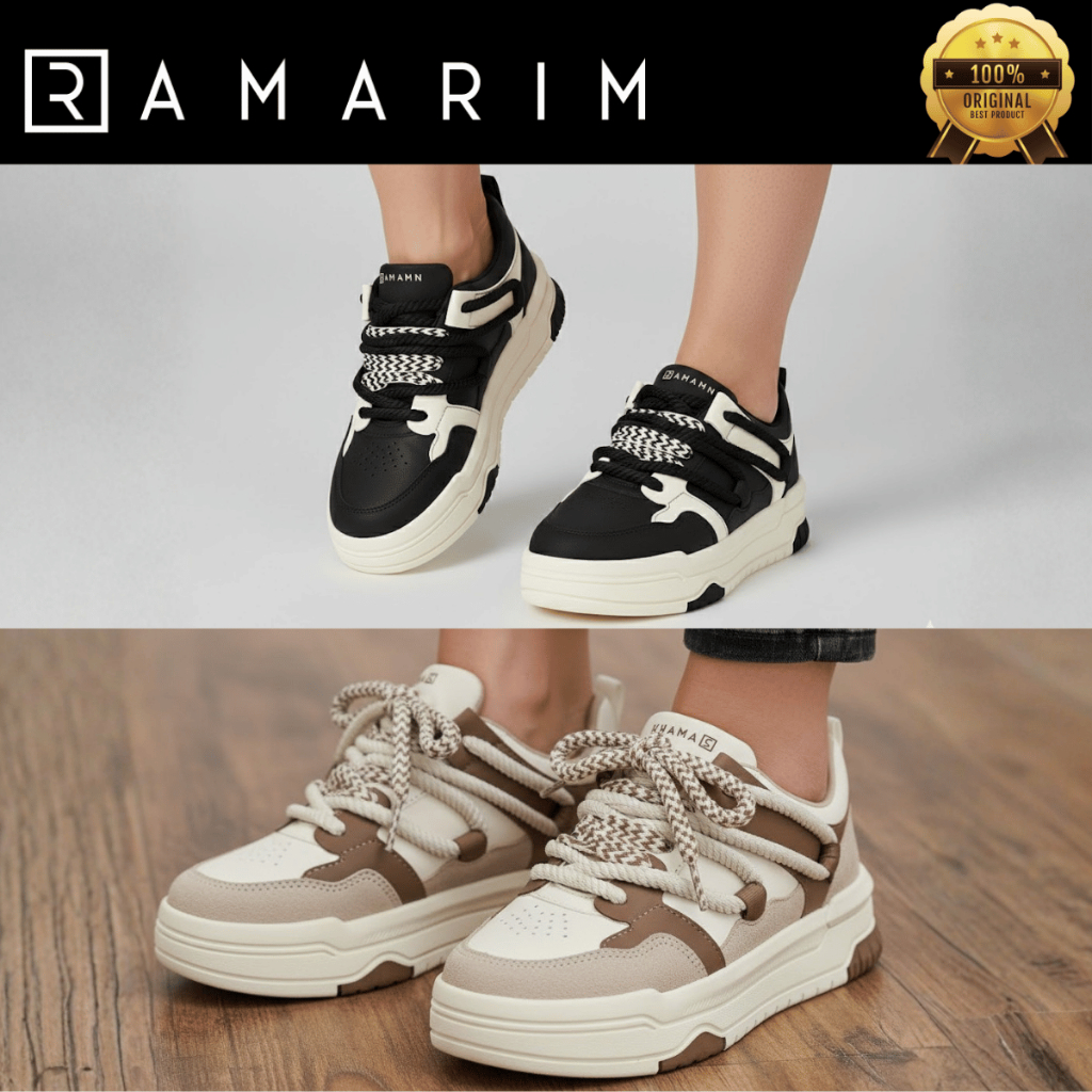 Tênis SNK Feminino Ramarim Modern City Street Urban Plataforma Confortável Maleável Casual  Original