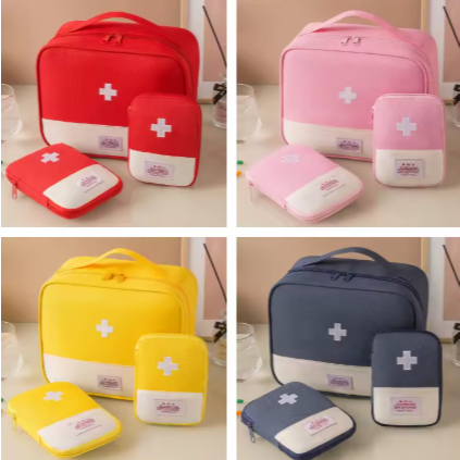 Kit Primeiros Socorros 3 Peças | Bolsas Organizadoras Médicas Portáteis | Viagem, Casa e Carro em Oferta na Shopee