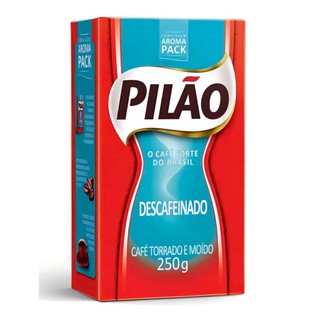 Café Pilão Descafeinado à Vácuo 250g - Aroma Intenso e Sabor Marcante