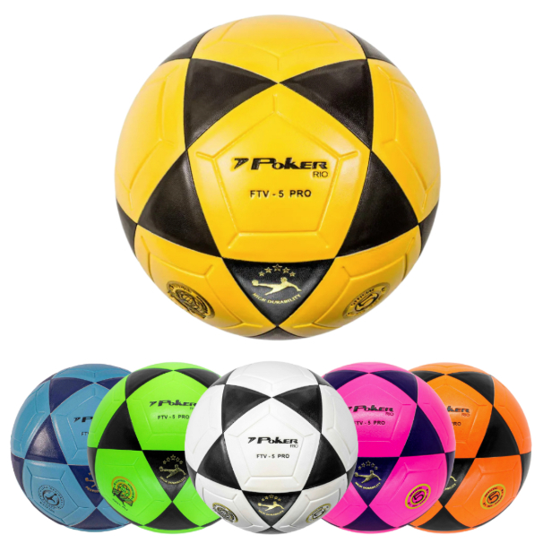 Bola Futevôlei Poker Vulcanizada PU Rio Profissional