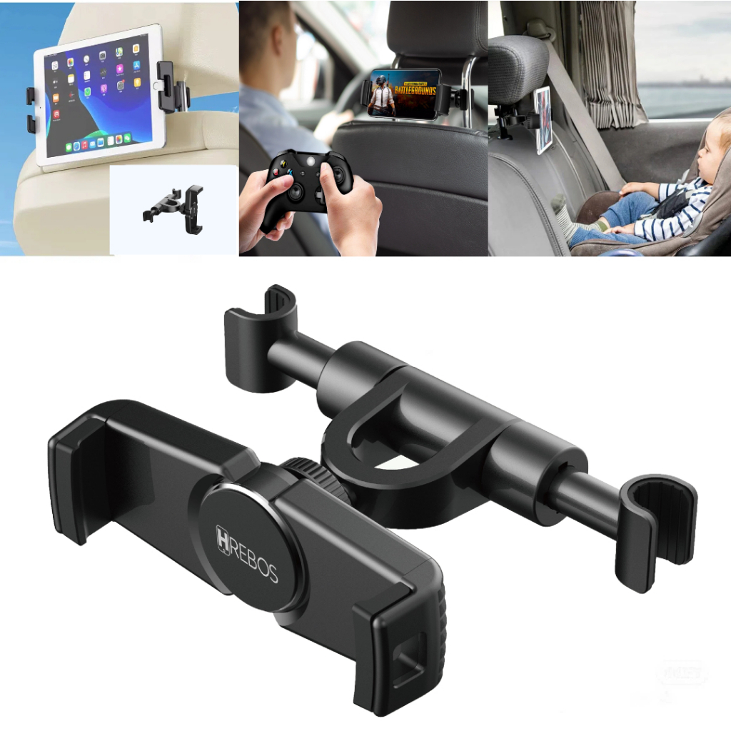 Suporte Veicular Para Celular Banco Traseiro 360 Graus Giratória  Celular E Tablet SU-268