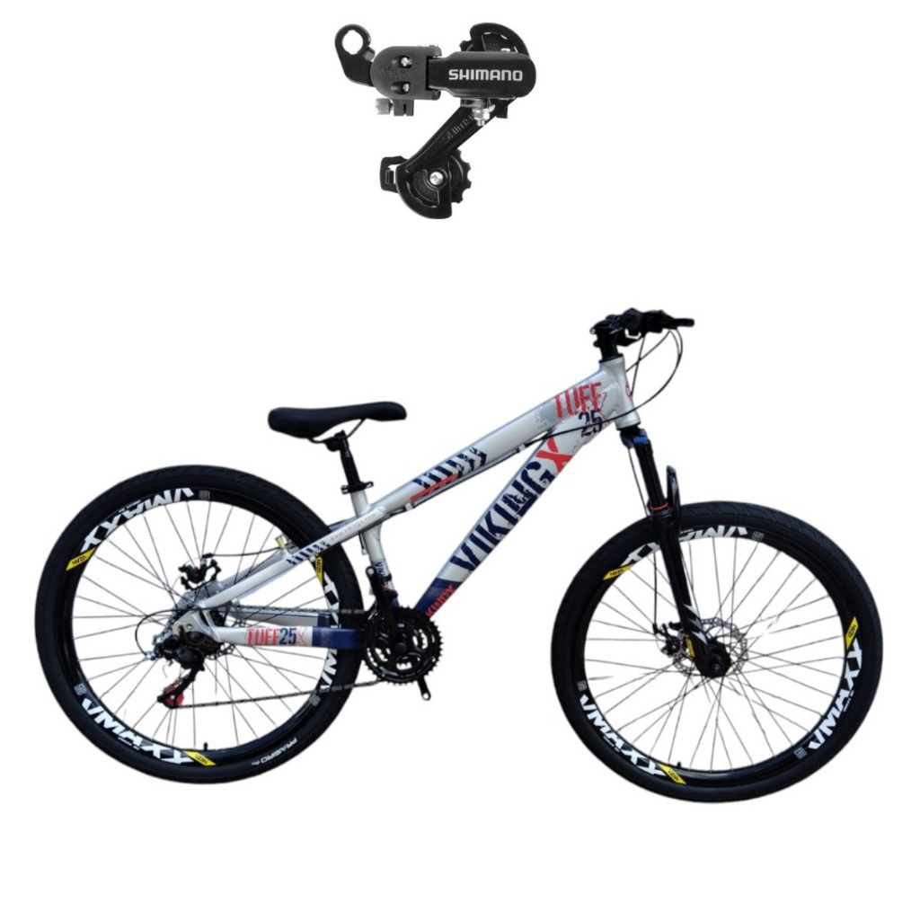 Bicicleta Viking A-26 Tuff 25 21 Velocidades Freio a Disco Mecânico Câmbios Shimano MTB
