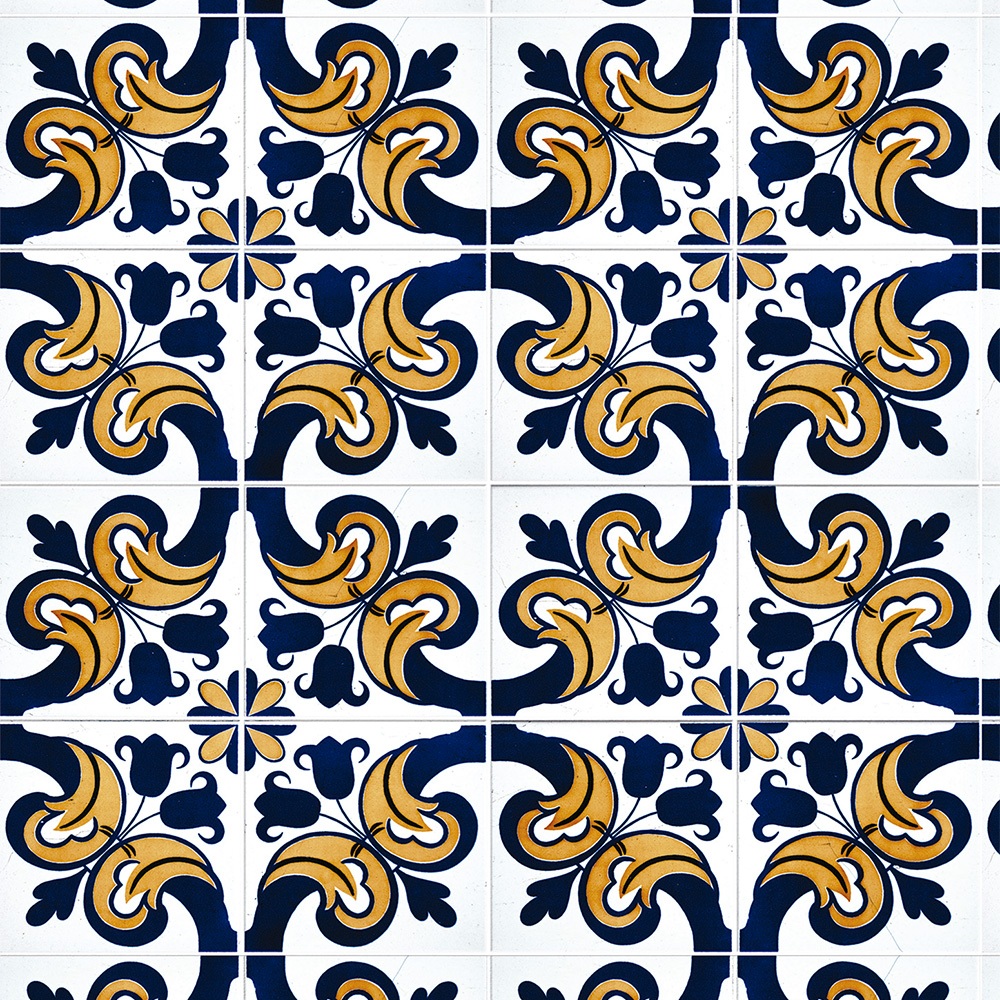 Papel de Parede Adesivo Estilo Azulejo Ladrilho Hidráulico e Mosaicos Decorativos