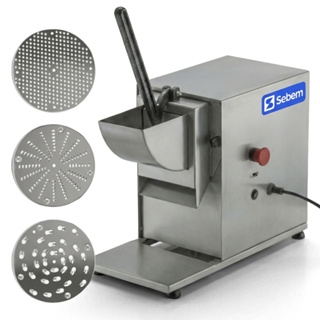 Ralador De Queijo Industrial Elétrico Inox 3 Discos Sebem em Oferta na Shopee