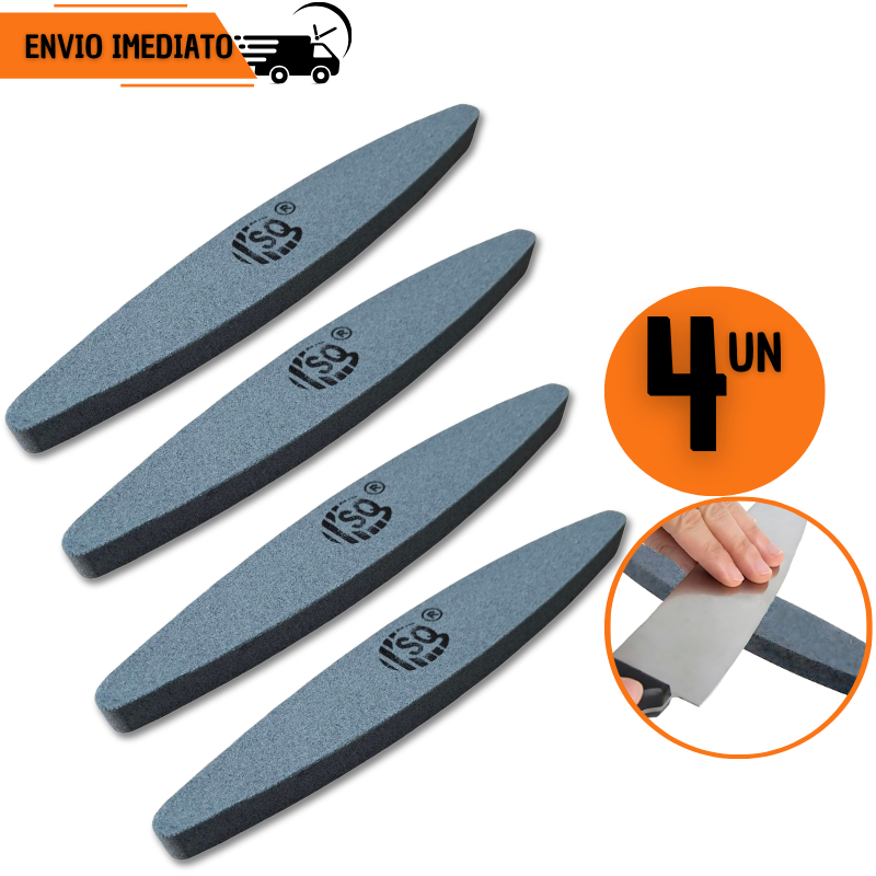 Pedra Afiadora Profissional 4/2/1 PÇS Dupla Face Amolar Facas Ferramentas Profissional Churrasco
