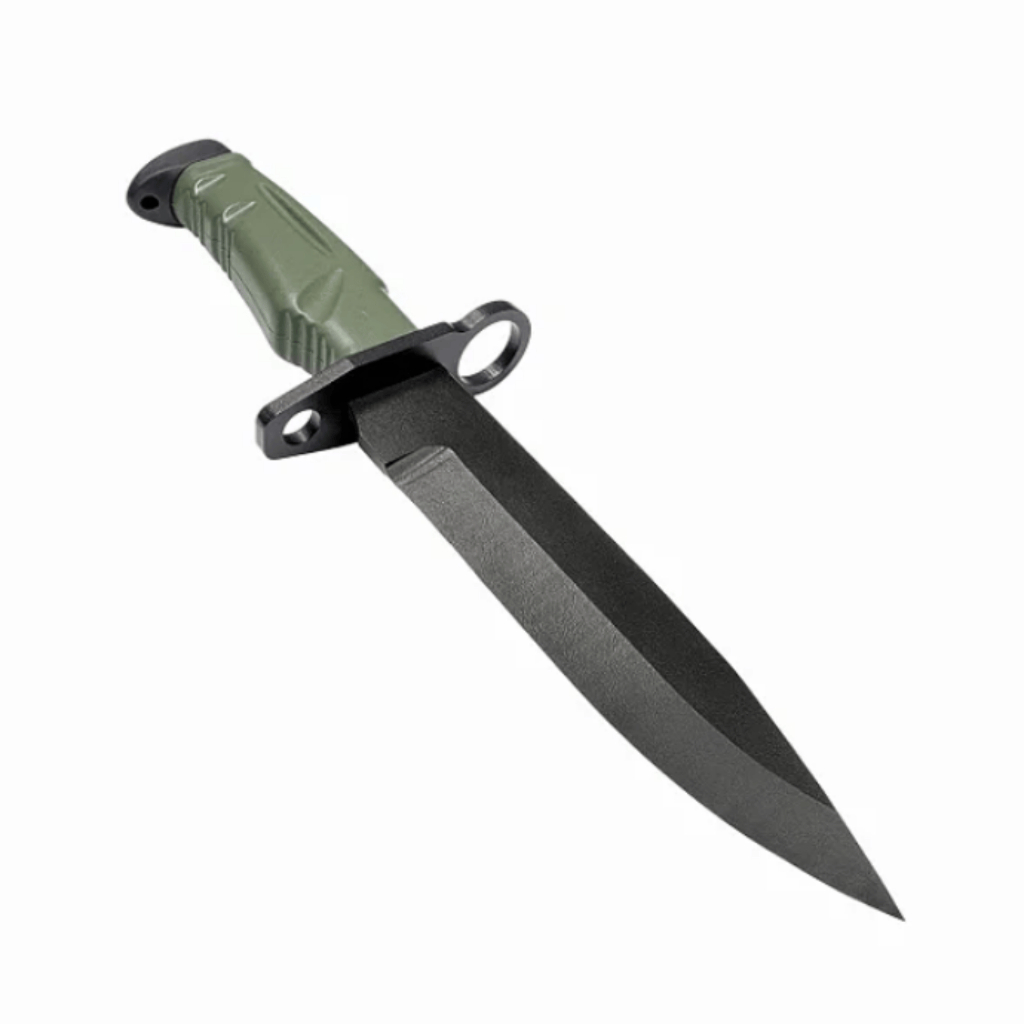 Faca Baioneta M9 Bélica Militar de Serviço - Cabo em Polímero - Bainha Preta