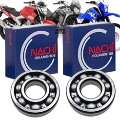 Par Rolamento Virabrequim Fazer Lander 250 63/28 Nsl2 Nachi