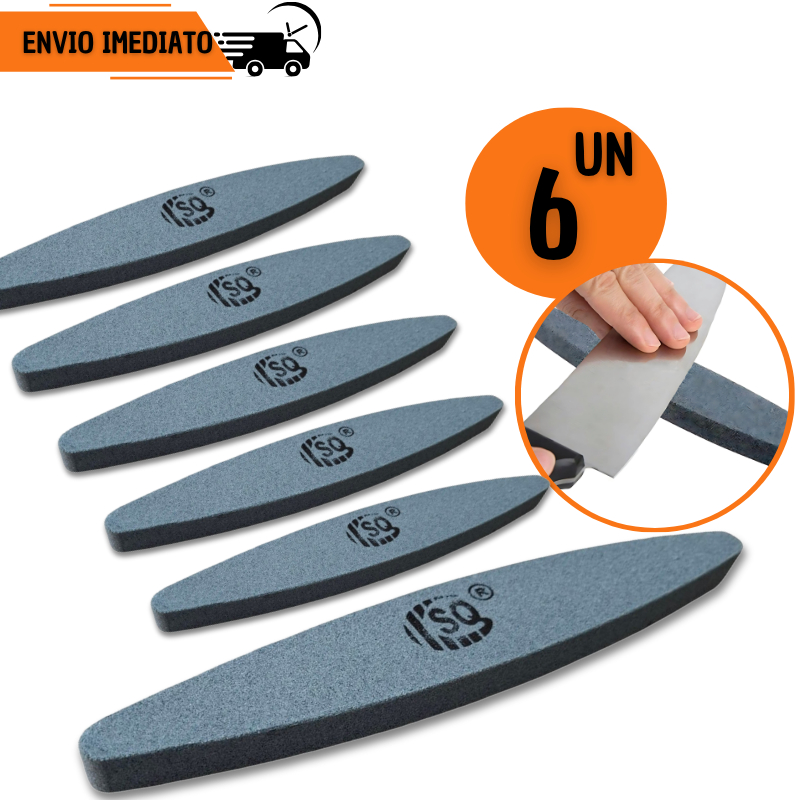 Pedra Afiadora Profissional 6/4/2 PÇS Dupla Face Amolar Facas Ferramentas Profissional Churrasco
