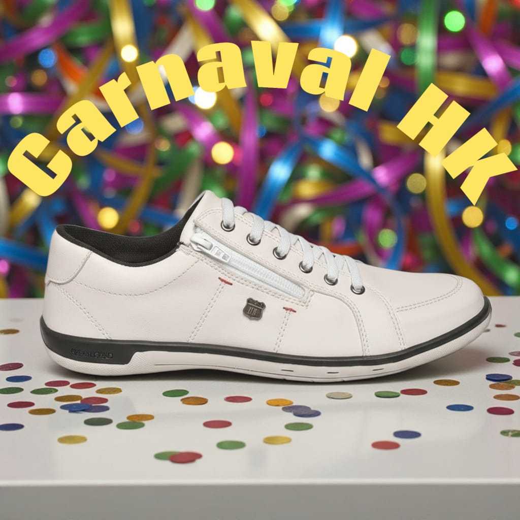 Sapatênis Masculino Casual Ortopedico com Ziper Confort Anti Stress Calce Fácil