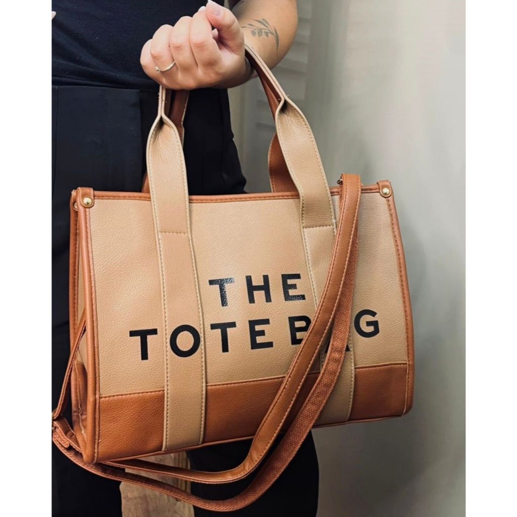 Bolsa Feminina Pavão de Ouro TO THE BAG Estilosa Espaçosa Alças de Ombro e Transversal
