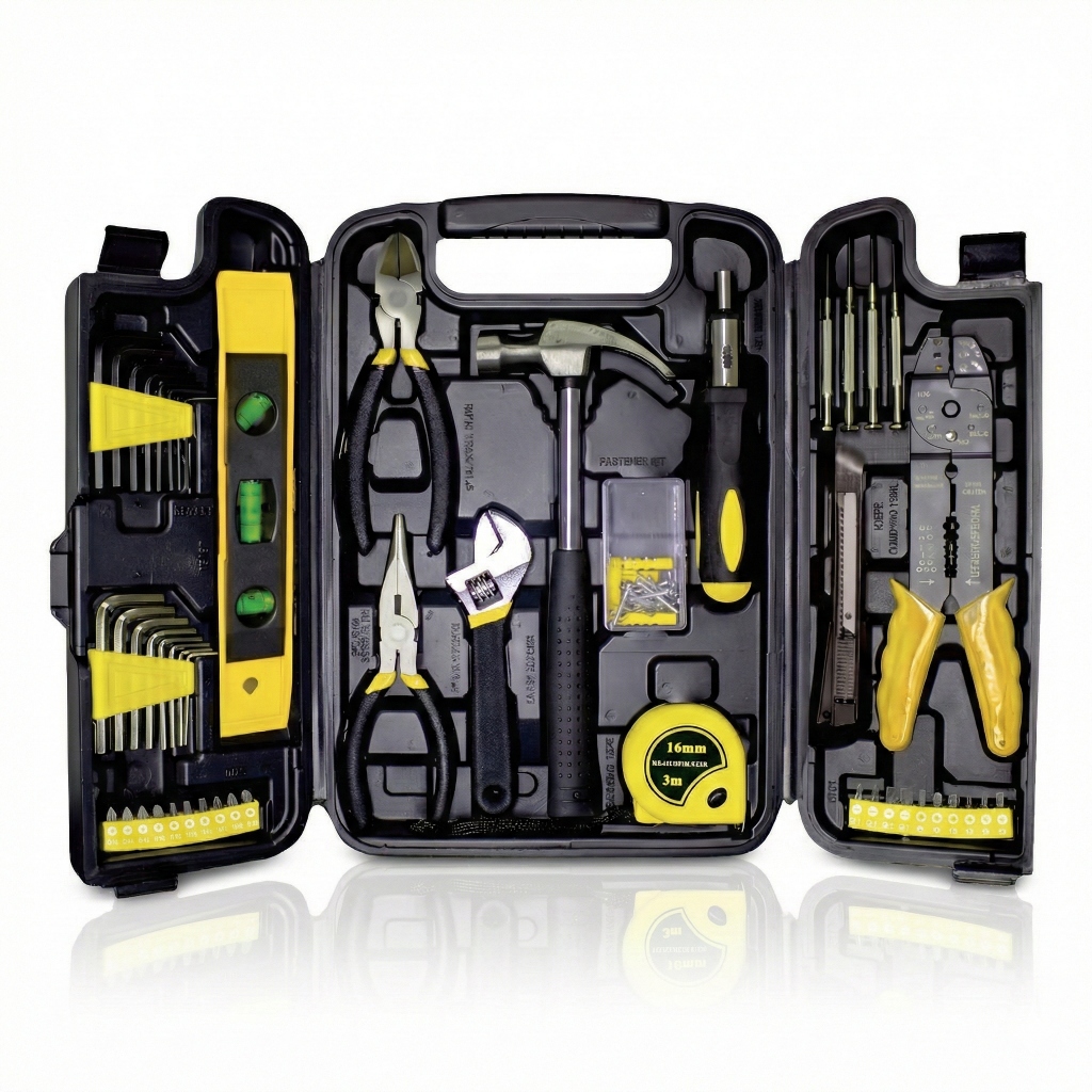 Jogo Kit Ferramentas 129 Peças Maleta Completa Martelo Alicate Chaves Uso Doméstico Profissional em Oferta na Shopee