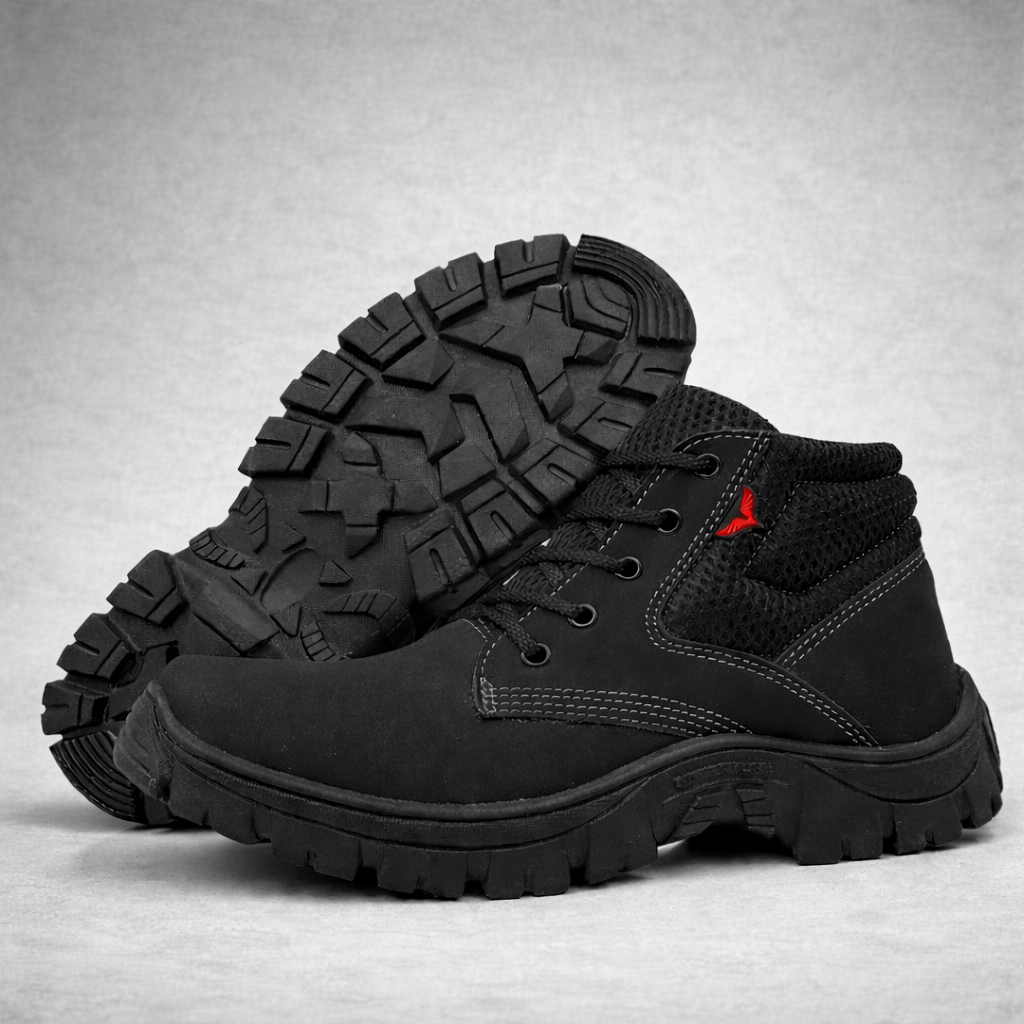 Coturno Bota Trabalho Resistente Confortavel Macio Seguro em Oferta na Shopee