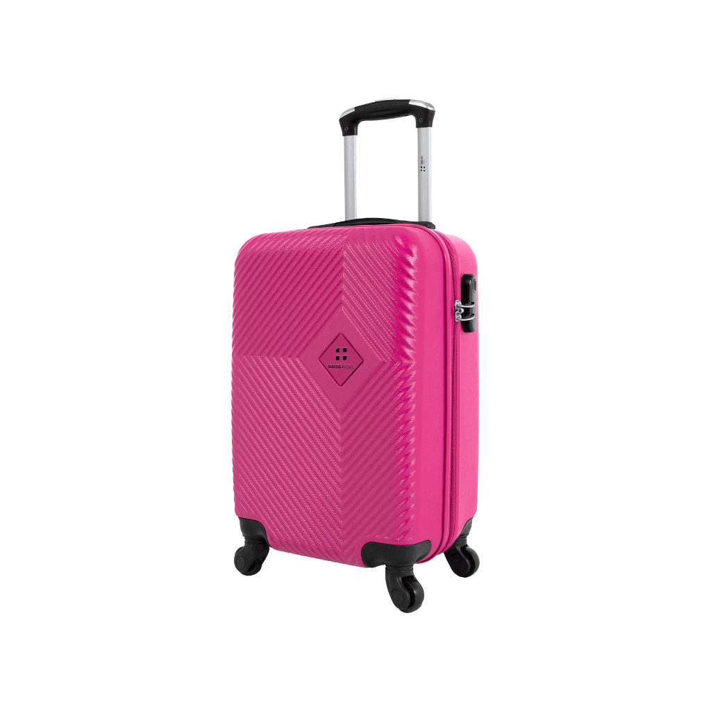 Mala de viagem bordo pequena 10kg Swiss Move Pink em Oferta na Shopee