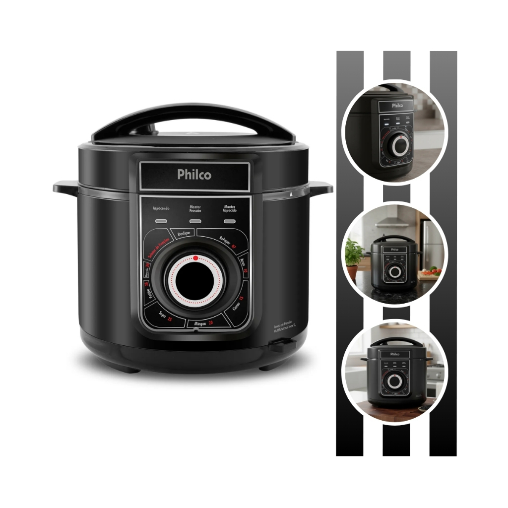 Panela De Pressão Elétrica Ppp02pi 900w Philco