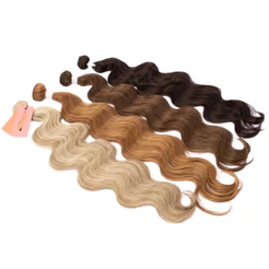 Cabelo do Futuro Ondulado Na Tela 65cm 100g Mega Hair 8Cores