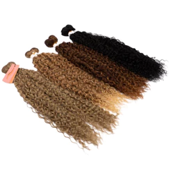 Cabelo do Futuro Cacheado Na Tela 55cm 100g Mega Hair 8Cores