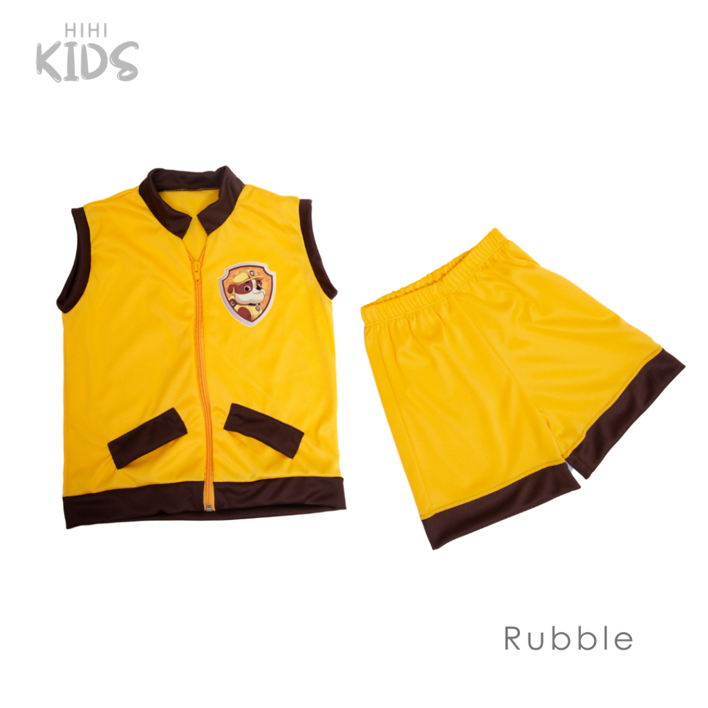 Conjunto Patrulha Canina Infantil Rubble em Oferta na Shopee