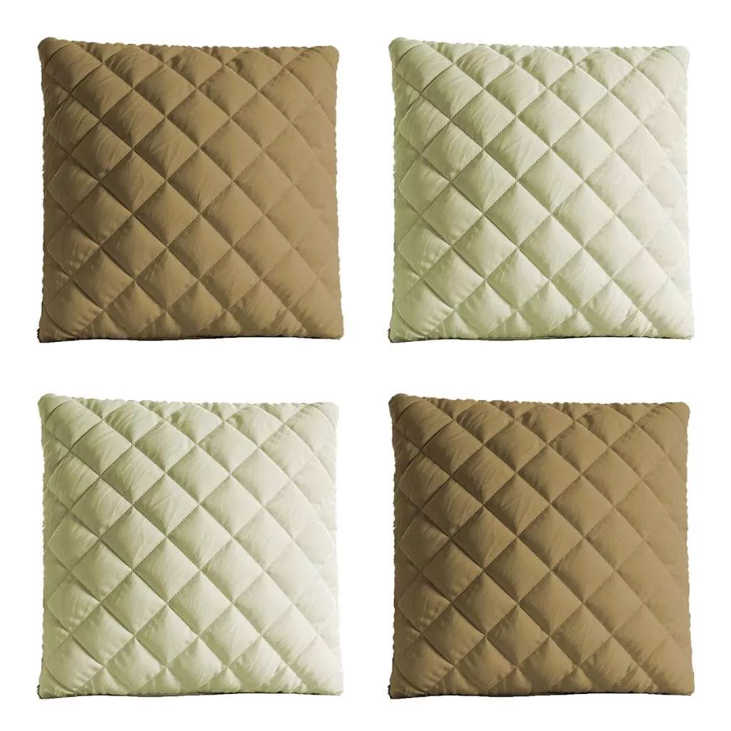 Capas De Almofadas Lisas Matelado Com Zíper 02 Pçs Microfibra 45 x 45