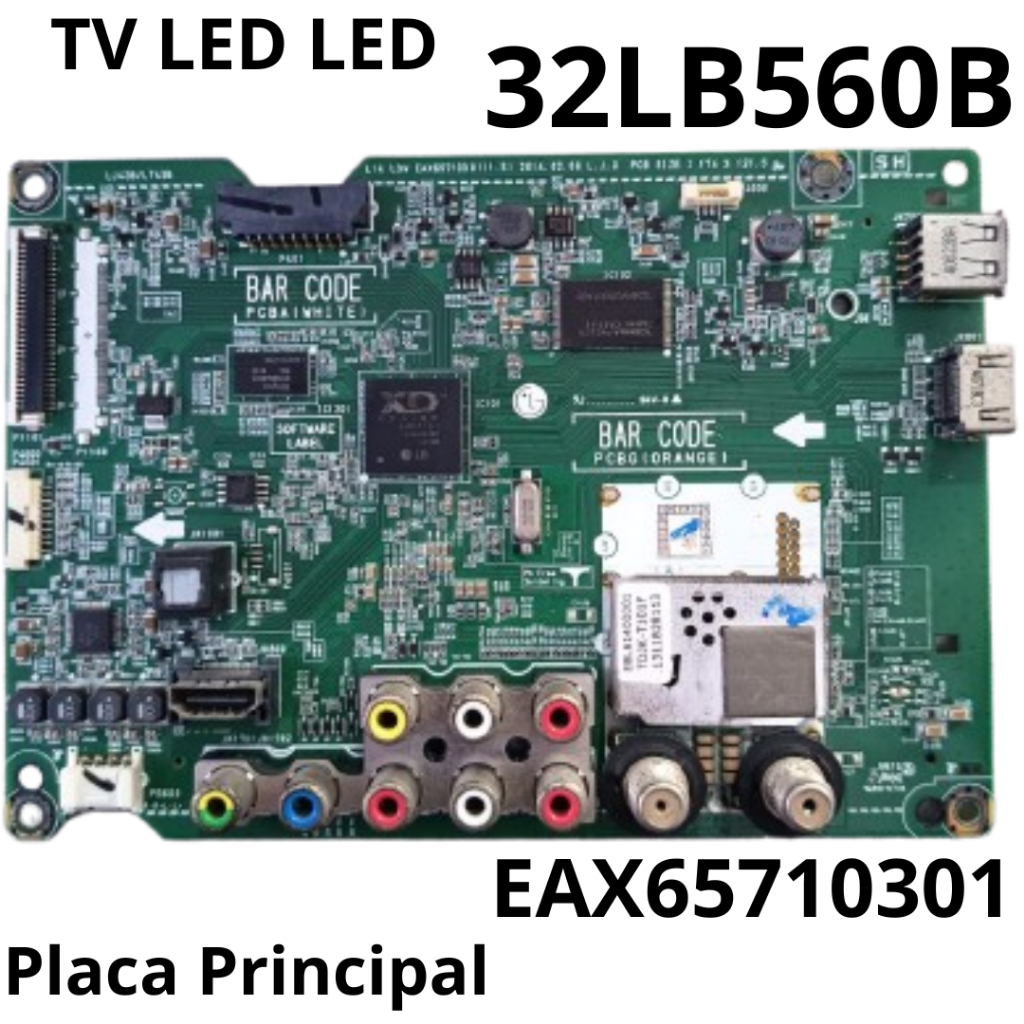 2997 Placa Principal para tv LG LED Modelo: 32LB560B