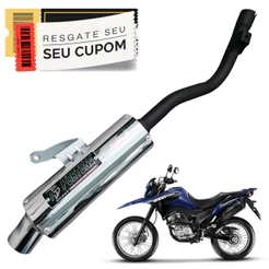 Escapamento Esportivo Mini Turbo Bros 160 2025 Fortuna Cromado