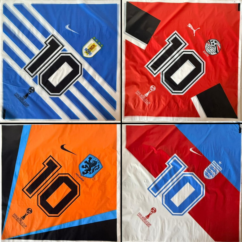 Plástico Flexinha Flechinha Raia Pipa 42x42 Copa do Mundo c/100 Enfeite de Mesa Seleção Brasil Argentina em Oferta na Shopee