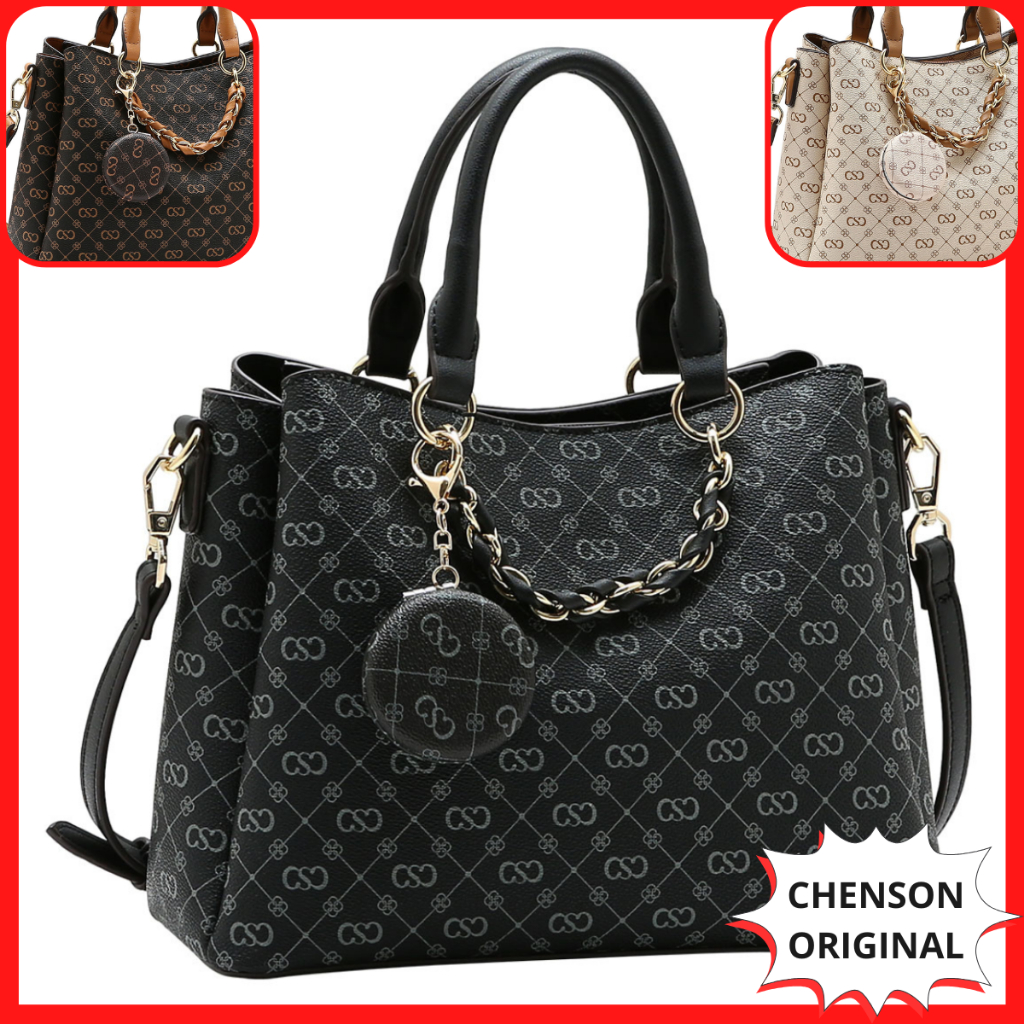 Bolsa Feminina Chenson Original Mão Ombro Tiracolo Transversal Monograma Elegance Bag Aspen3 3485498
