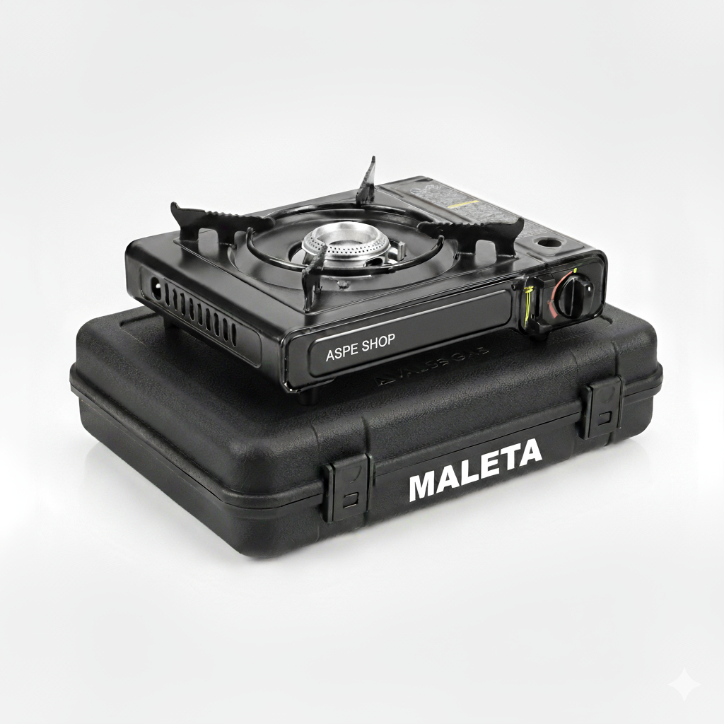 Fogareiro Portátil Fogão A Gás Acampamento Pesca Camping Caminhoneiro Profissional Cooktop 1 Boca