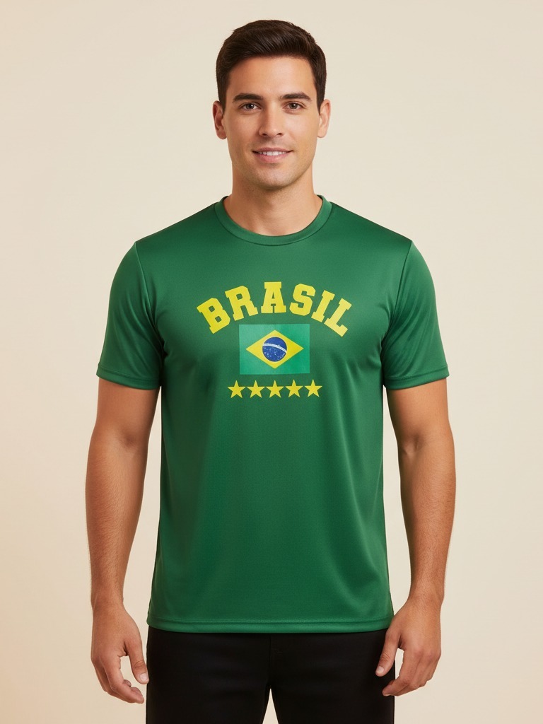 Camisa Brasil Verde Azul Amarelo Copa seleção futebol