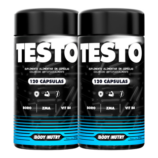 Kit 2x Testo - 240 cápsulas - Body Nutry em Oferta na Shopee