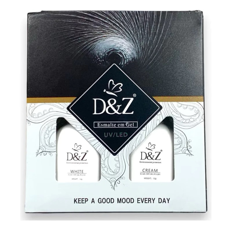 Kit Francesinha D&Z Esmalte em Gel Para Secagem em Cabine UV/LED