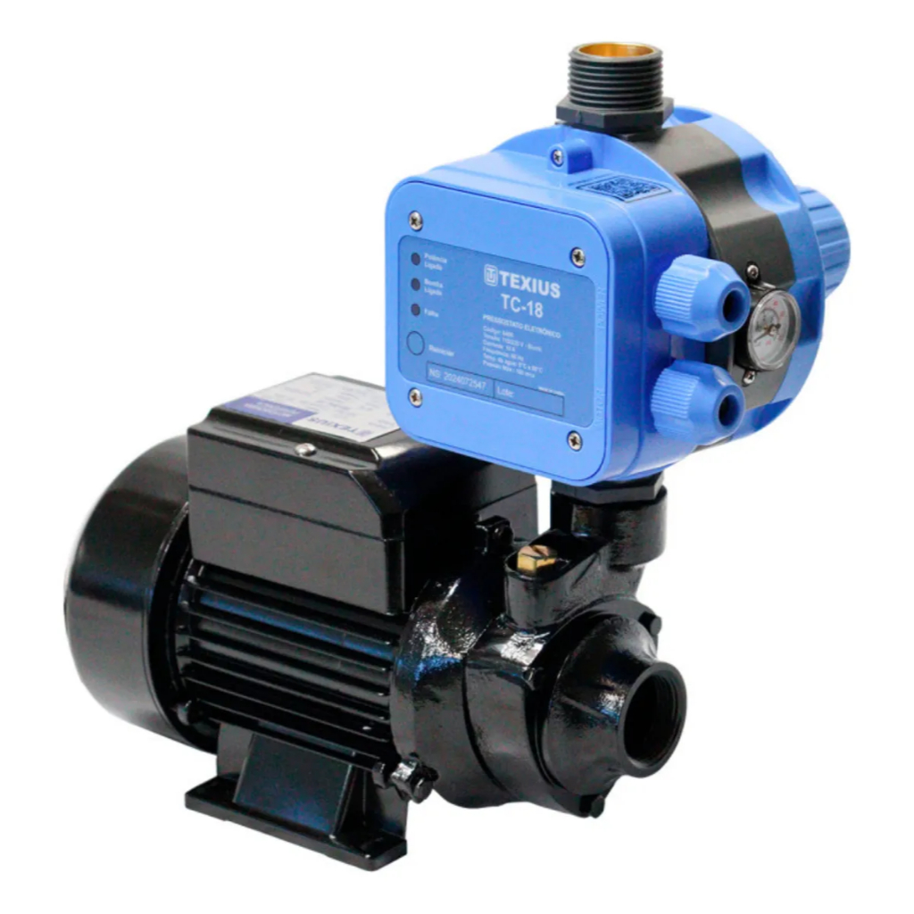 Bomba Pressurizadora Tp-bal + Tc 18 - 1/2 Cv Bivolt Texius