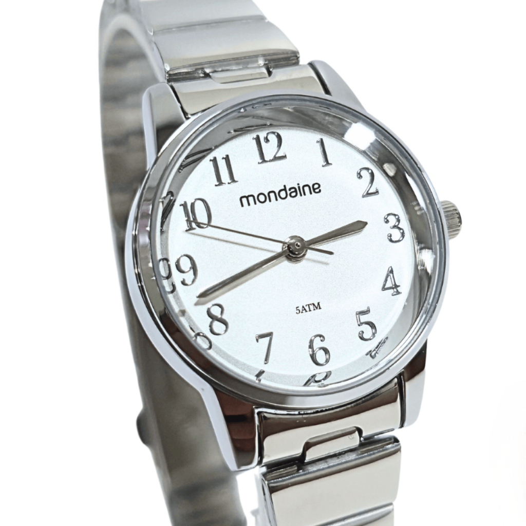 Relógio Mondaine Feminino Analógico Mini Prateado 32693L0MVNE2 em Oferta na Shopee
