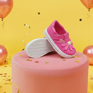 Tênis Feminino Infantil Flor Rosa Antiderrapante em Oferta na Shopee