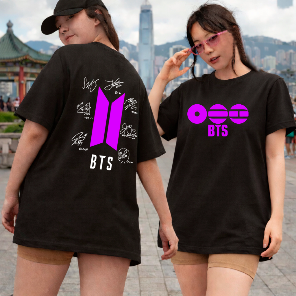 Camiseta básica Feminina Masculina Infantil Bts Tour Kpop 2026 BR Show Lançamento em Oferta na Shopee