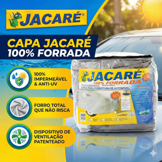 Capa de Cobrir Carro Jacaré 100% Forrada Lona - Tamanho M - Médio -  Impermeável Resistente Proteção Contra Chuva em Oferta na Shopee