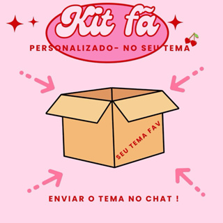 kit fã personalizado - no seu tema! em Oferta na Shopee