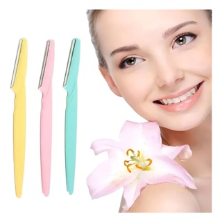 Lâminas Sobrancelha e Rosto Kit Com 3 Navalha Depilação em Oferta na Shopee