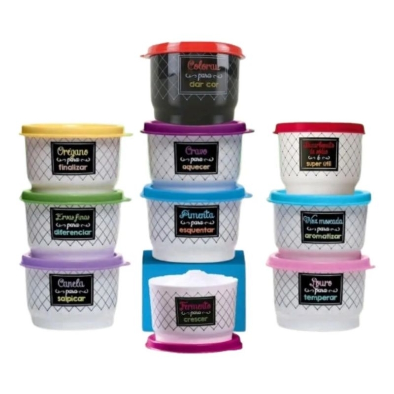 TUPPERWARE POTINHO DE TEMPEROS BISTRO 140ml